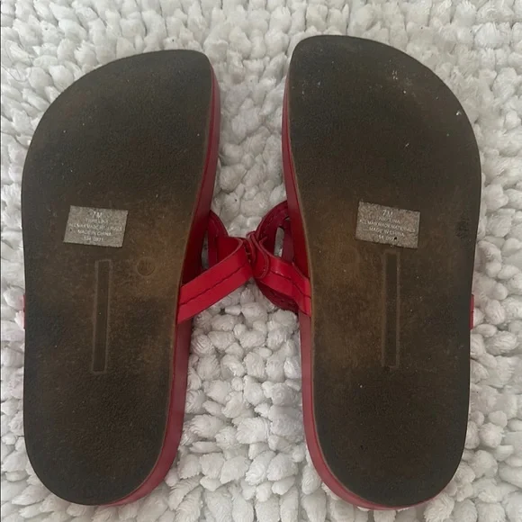 Tommy Hilfiger Red Sandals - Picture 2 of 3